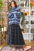 Braemar Stripey Knit Blues
